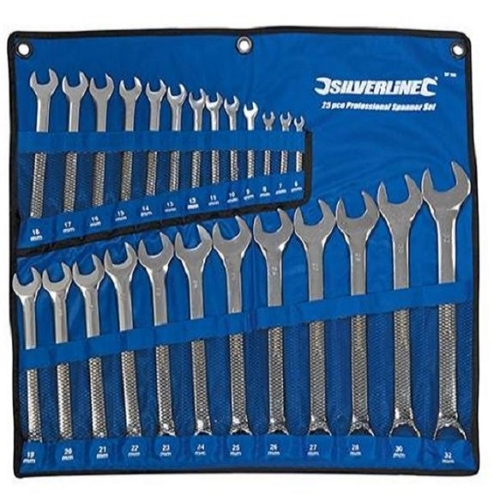 Set chiavi combinate 25 pz SILVERLINE SP100